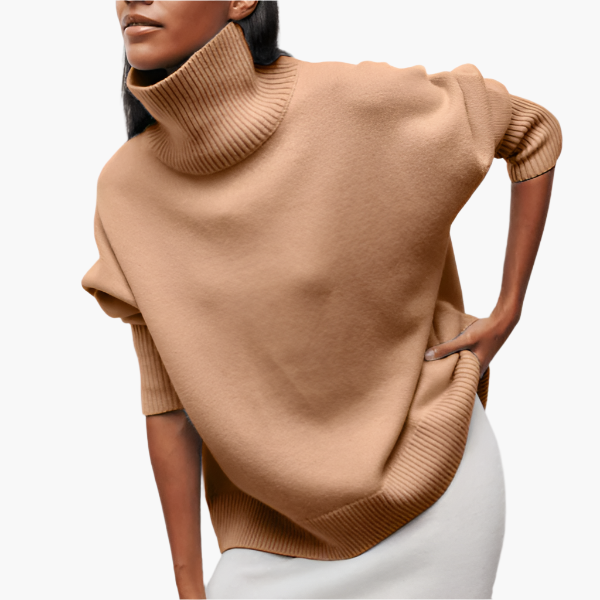 Drune | Pullover mit Rollkragen und voluminösen Ärmeln - Eleganter Style für Alltag und Büro