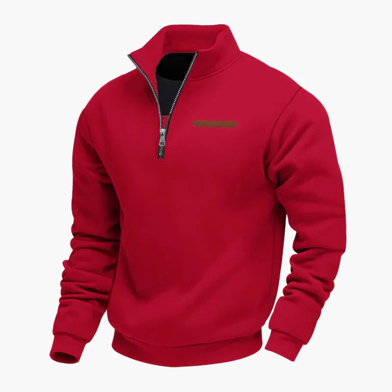 Drune | Halbzip Sweatshirt Freizeitpullover mit Stehkragen - Perfekt für Reisen und Alltag