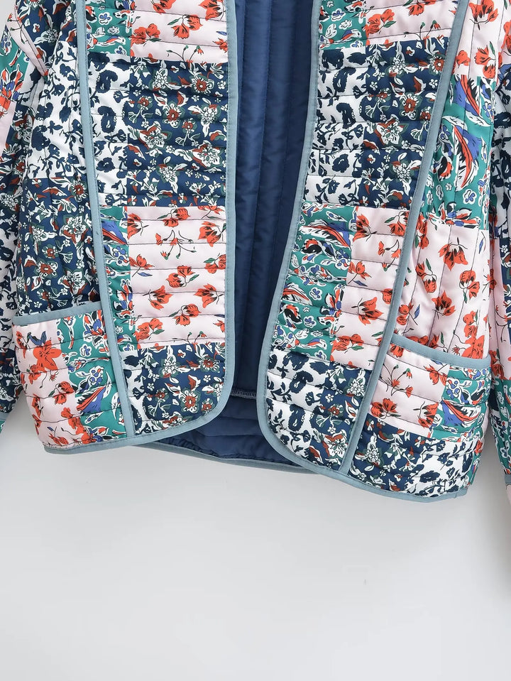 Drune | Wintermantel mit Blumenmuster