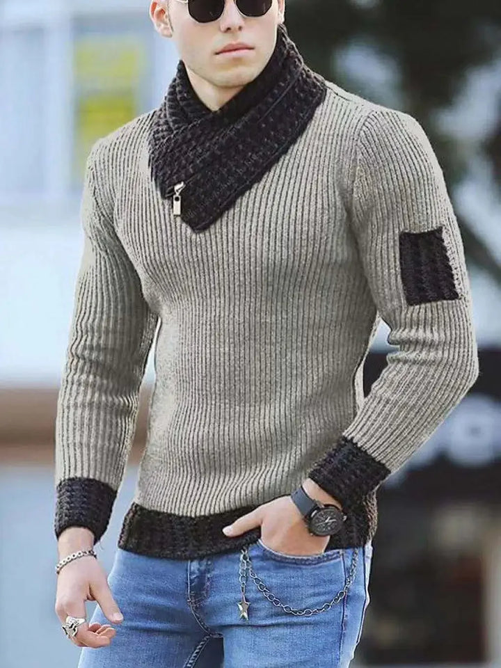 Drune | Vintage-Rollkragenpullover aus Strick