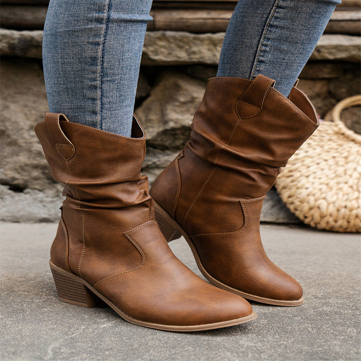Drune | Pu Lederstiefel für Damen