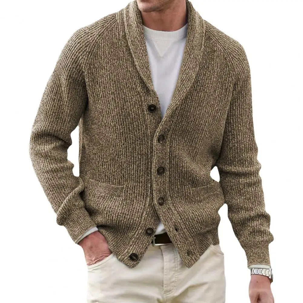 Drune | Strickjacke mit Knöpfen Wollmischung Klassisch und Komfortabel