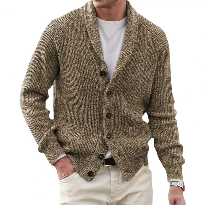 Drune | Strickjacke mit Knöpfen Wollmischung Klassisch und Komfortabel