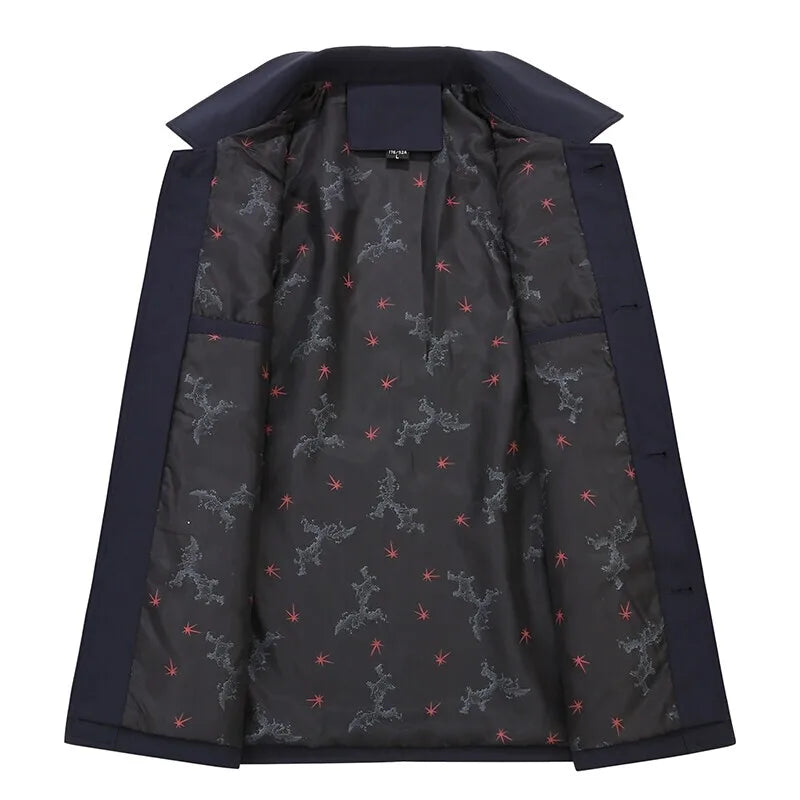 Drune | Freizeitjacke mit aufgesetzten Taschen und Knöpfen - Samuel