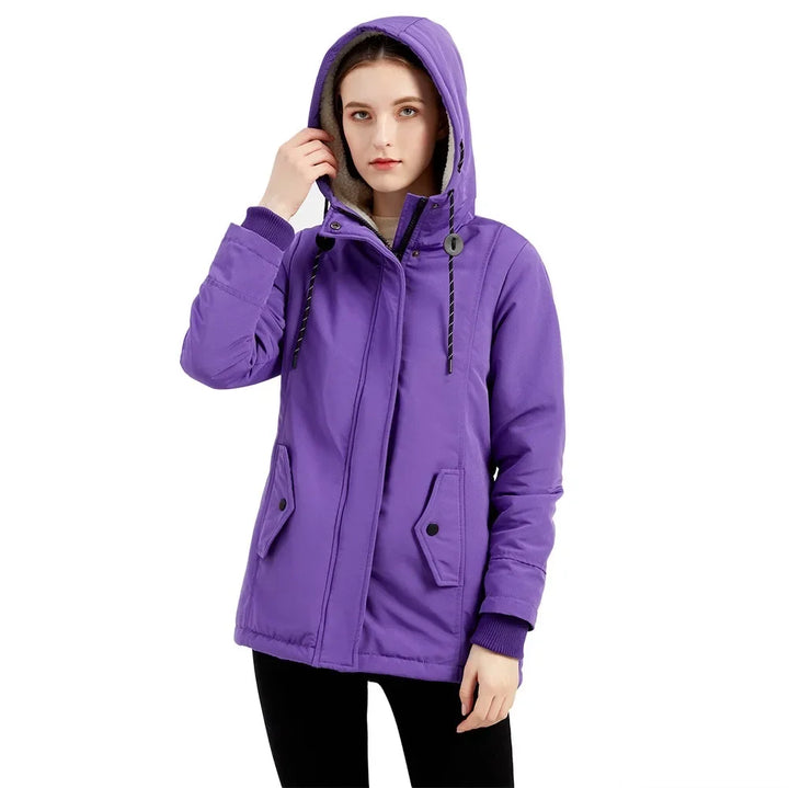 Drune | Winterjacke mit Kapuze - Modische Freizeitjacke für Herbst und Winter