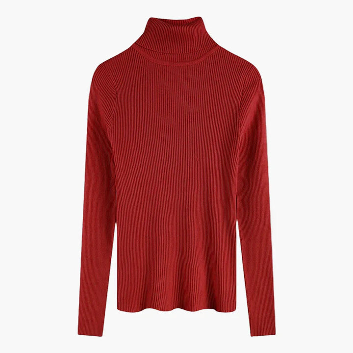 Drune | Rollkragenpullover Gerippt Basic Langarm - Vielseitiger Herbst & Winter Look