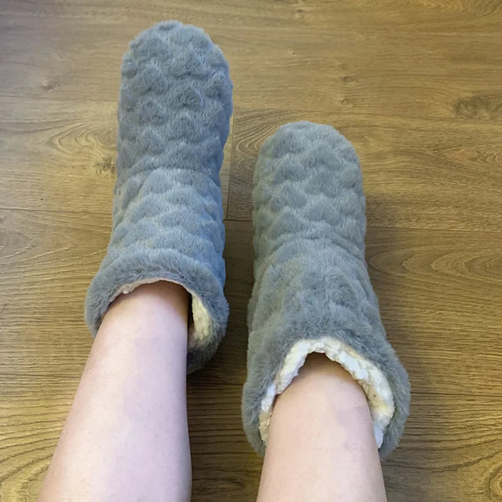 Drune | Plüsch Hausschuh - gemütliche Fleece-Pantoffeln