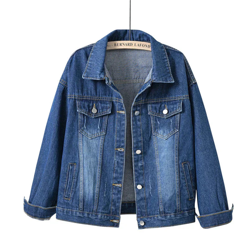 Drune | klassische Damen Jeansjacke in vielen Farben