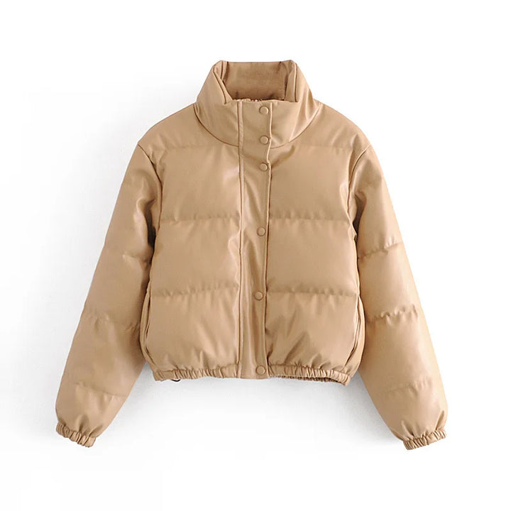 Drune | Gepolsterte Lederjacke für Damen