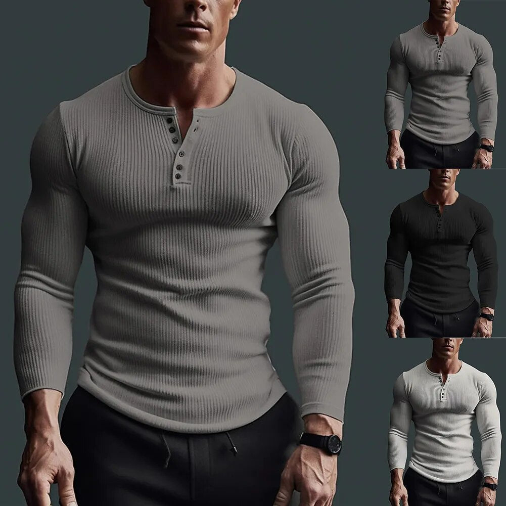 Drune | Slim-Fit-Henley-Hemd