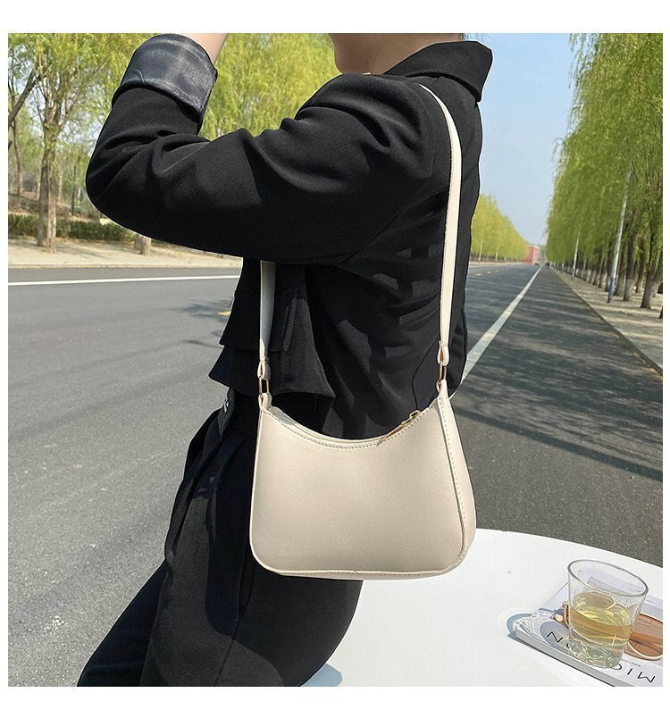 Drune | Luxuriöse Retro-Tasche Exklusive Lederhandtasche mit Zeitlosem Charme