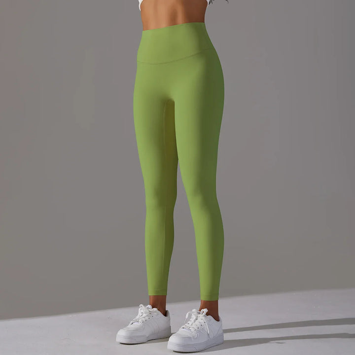 Drune | Atmungsaktive hohe Taille Yoga Leggings für Damen zum Sport, Laufen und Radfahren