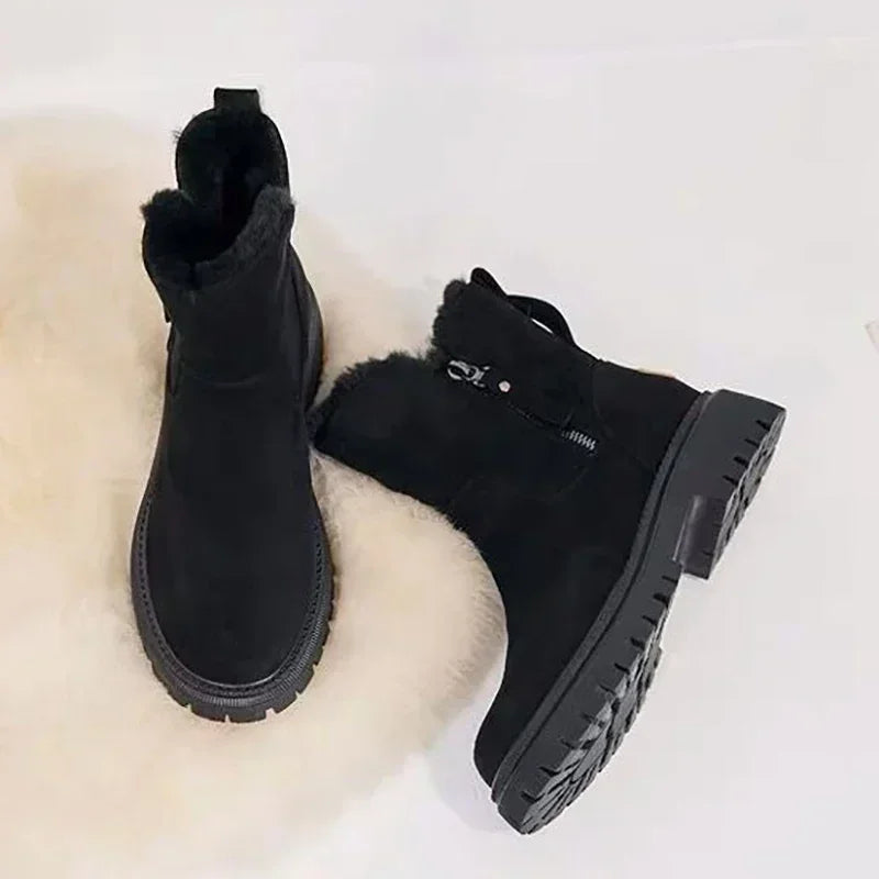 Drune | Damen Schneestiefel mit Plüschfutter