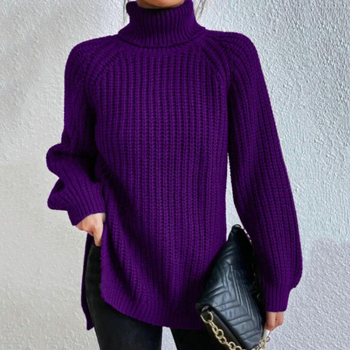 Drune | Strickpullover Hoher Rollkragen Weiches Und Dickes Strickmuster Lässige Passform