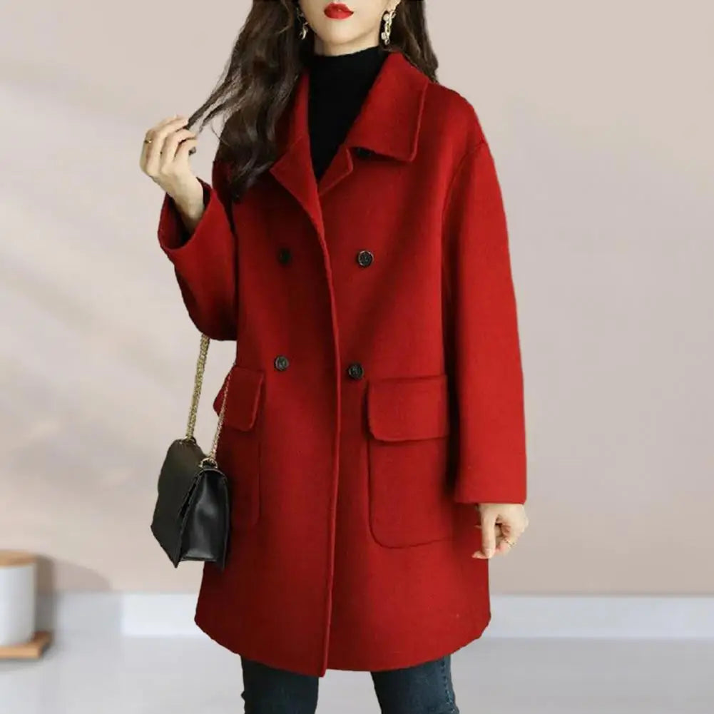 Drune | Eleganter Wollmantel für Damen