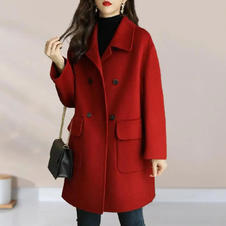 Drune | Eleganter Wollmantel für Damen