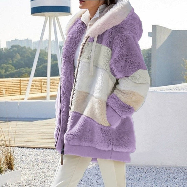 Drune | Plüschjacke mit Kapuze Herrlich warm, weich & stylisch