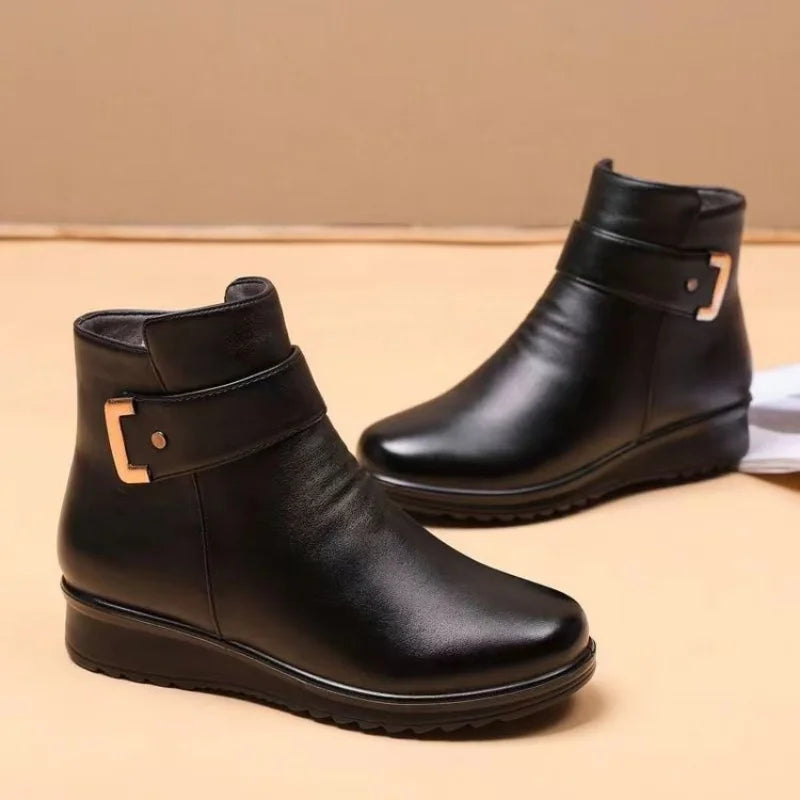 Drune - Elegante Stiefelette mit Warmfutter