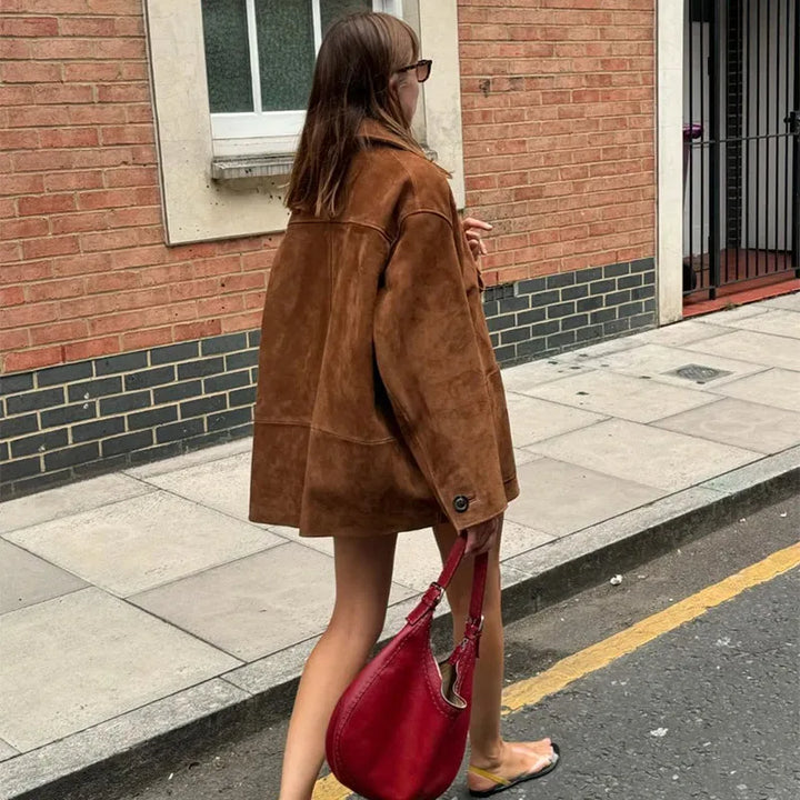 Drune | Große Button-Up-Jacke für Damen