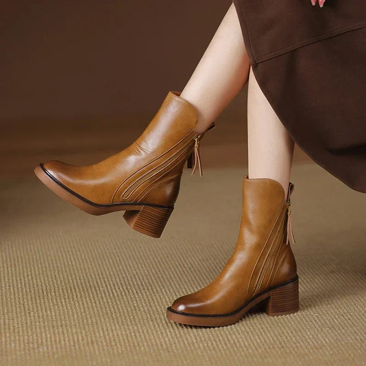 Drune - Damen Leder Stiefeletten