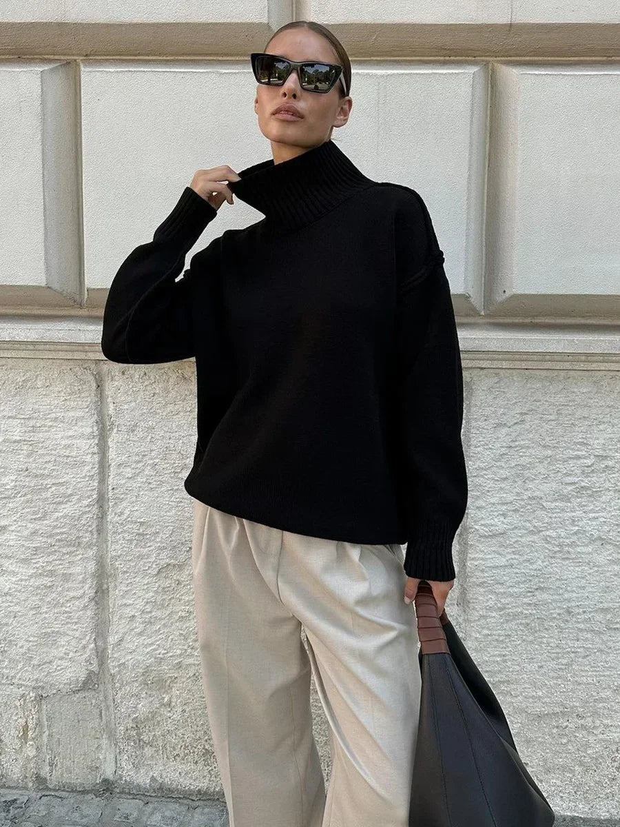 Drune | gestrickter Rollkragenpullover im Trend