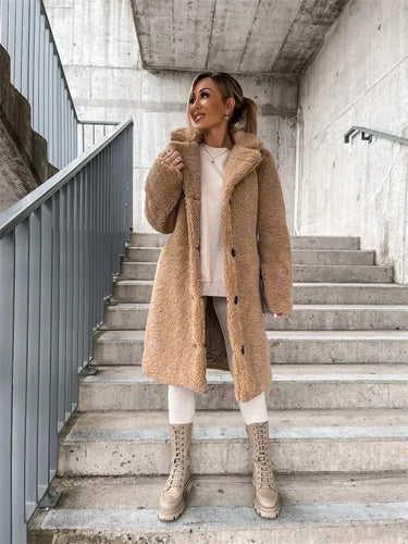 Drune | Damen-Strickjacke, lang & modisch