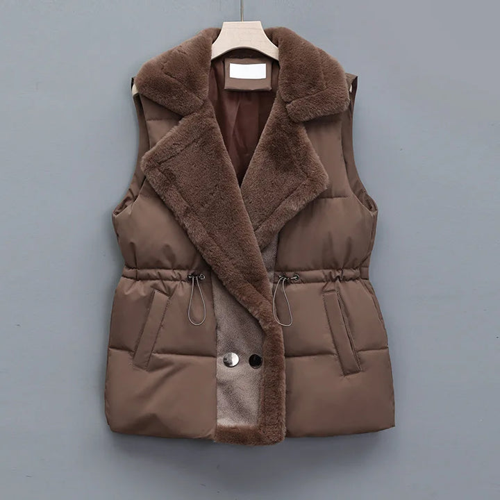 Drune | Elegante Kunstfellweste für Herbst und Winter