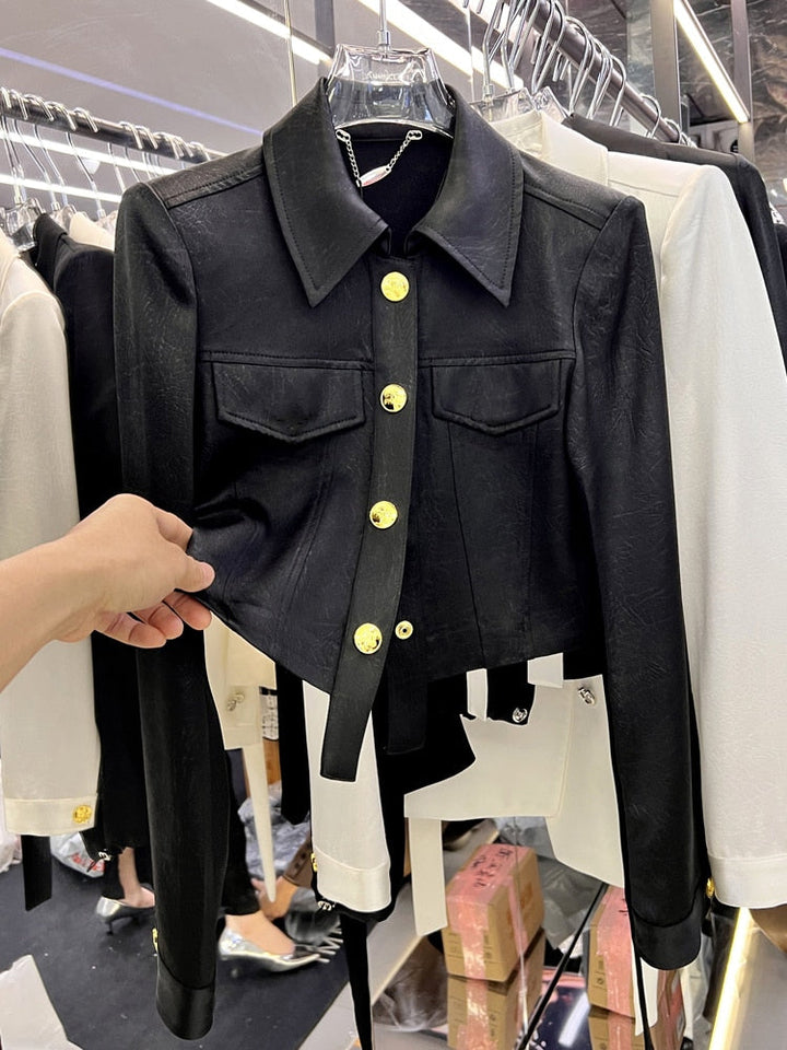 Drune | Ich will keine Geheimnisse behalten Crop-Jacke