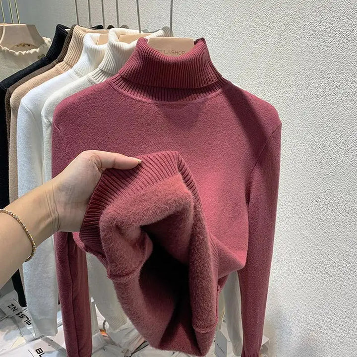 Drune | Rollkragenpullover Modisch Warm Herbst Winter Elegant