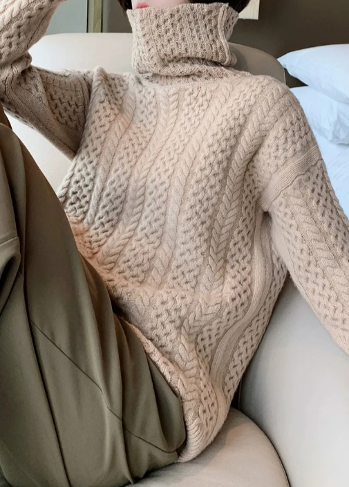 Drune | Chunky Strickpullover mit Rollkragen Weich und Warm Zeitloses Design