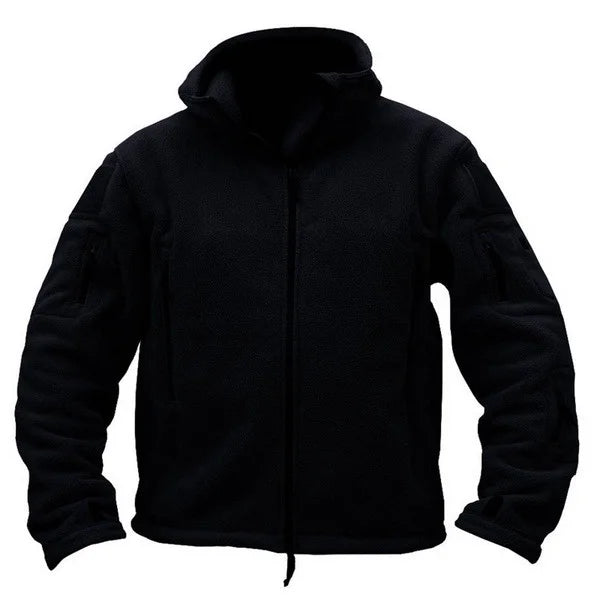 Drune | Taktische Fleecejacke mit Kapuze Polyester Wärme und Funktionalität