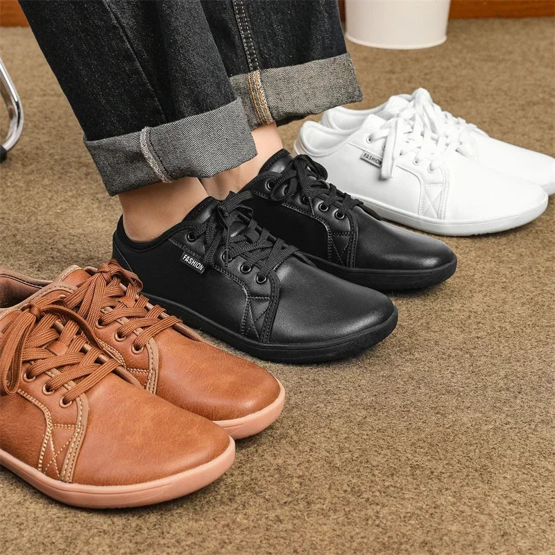 Drune | Minimalistische Leder Barfußlaufschuhe