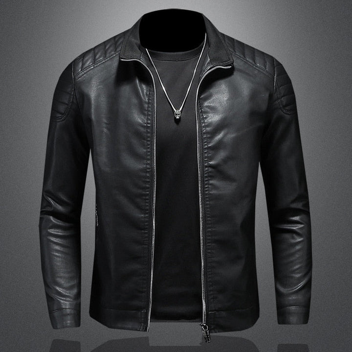 Drune |  Lederjacke mit Taschen für Herren - Perfekt für den Alltag