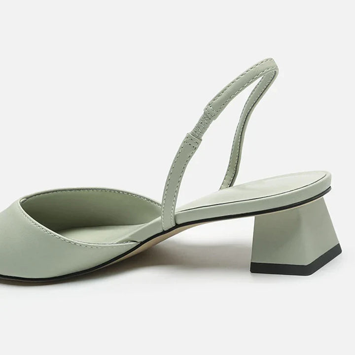 Drune | Spitz Zulaufende Absätze Slingback Stil