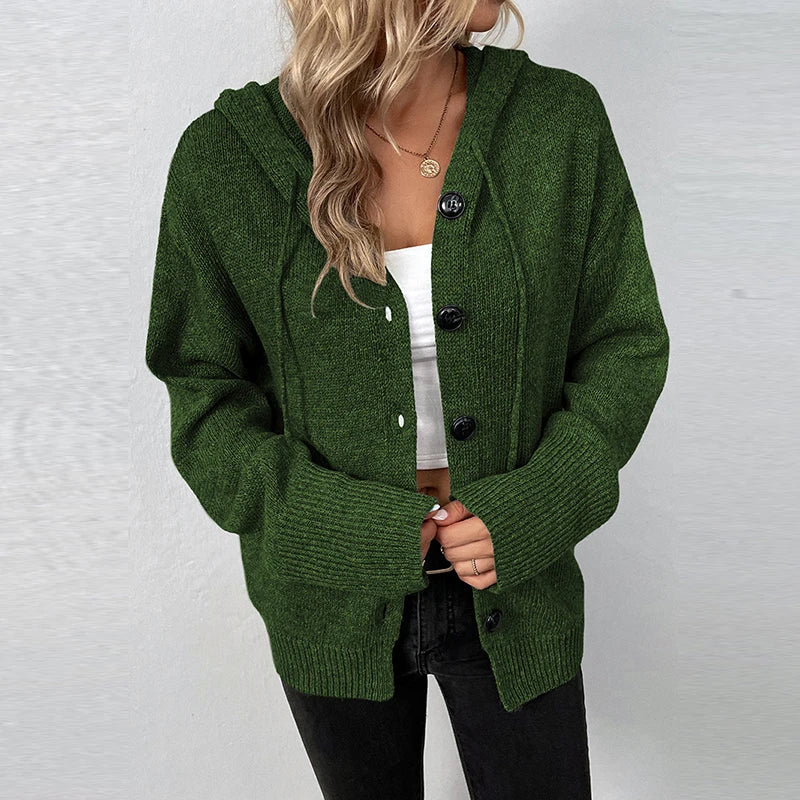 Drune | Bequemer Hooded Cardigan