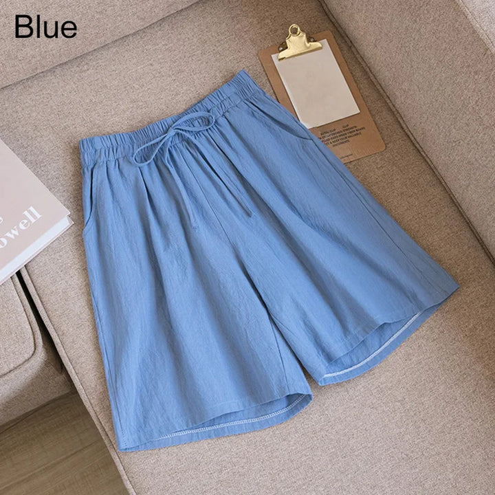 Drune | Baumwoll-Knie-Lange Shorts