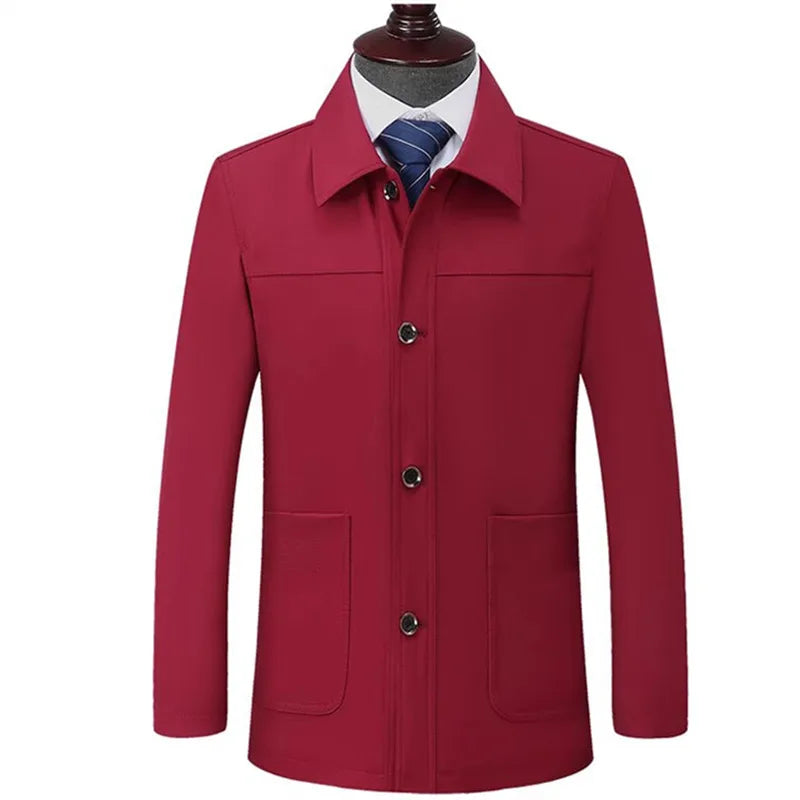 Drune | Freizeitjacke mit aufgesetzten Taschen und Knöpfen - Samuel