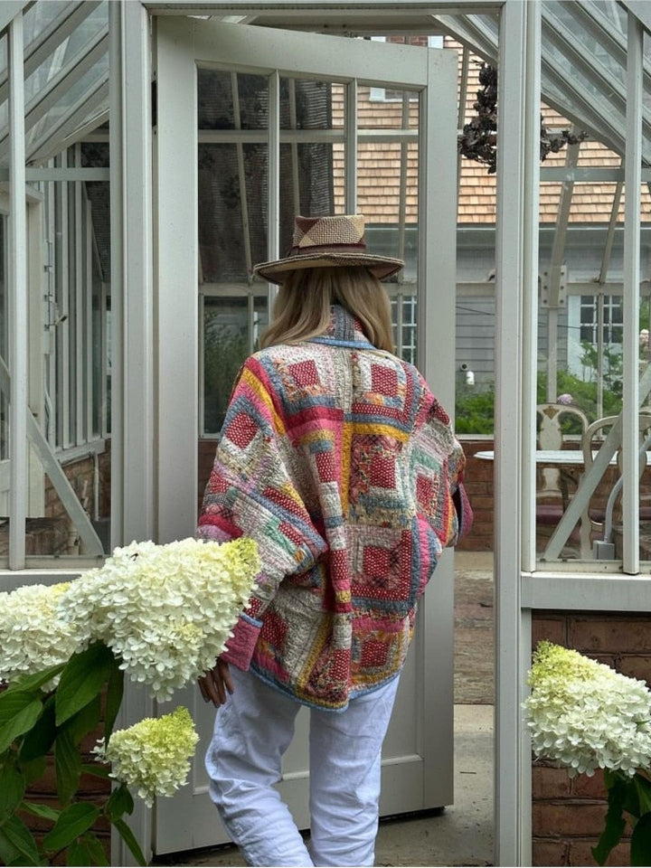 Drune | lässige Patchwork-Steppjacke