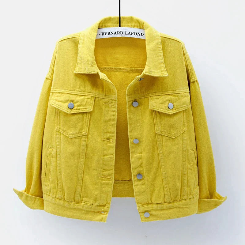 Drune | klassische Damen Jeansjacke in vielen Farben