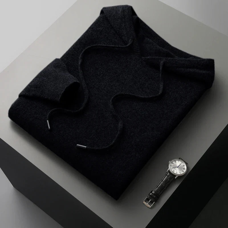Drune | Hoodie Aus Wollmix Wolle Warm und Bequem