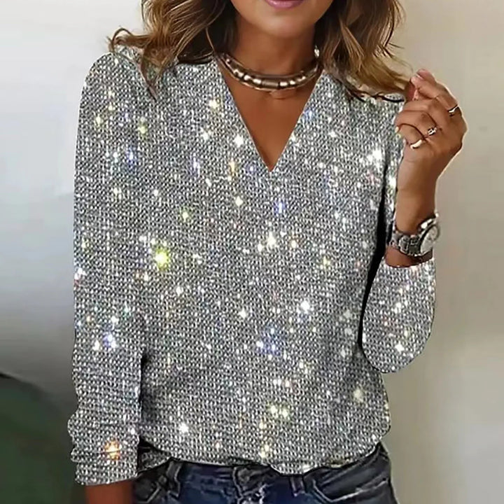 Drune | Glimmer Bluse Glänzend und Elegant Stilvoll