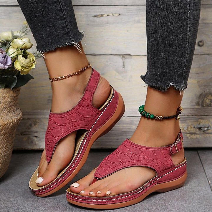 Drune | Damensandalen Mit Ergonomischem Fußbett