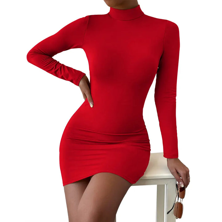 Drune | Figurbetontes Minikleid Mit Langen Ärmeln