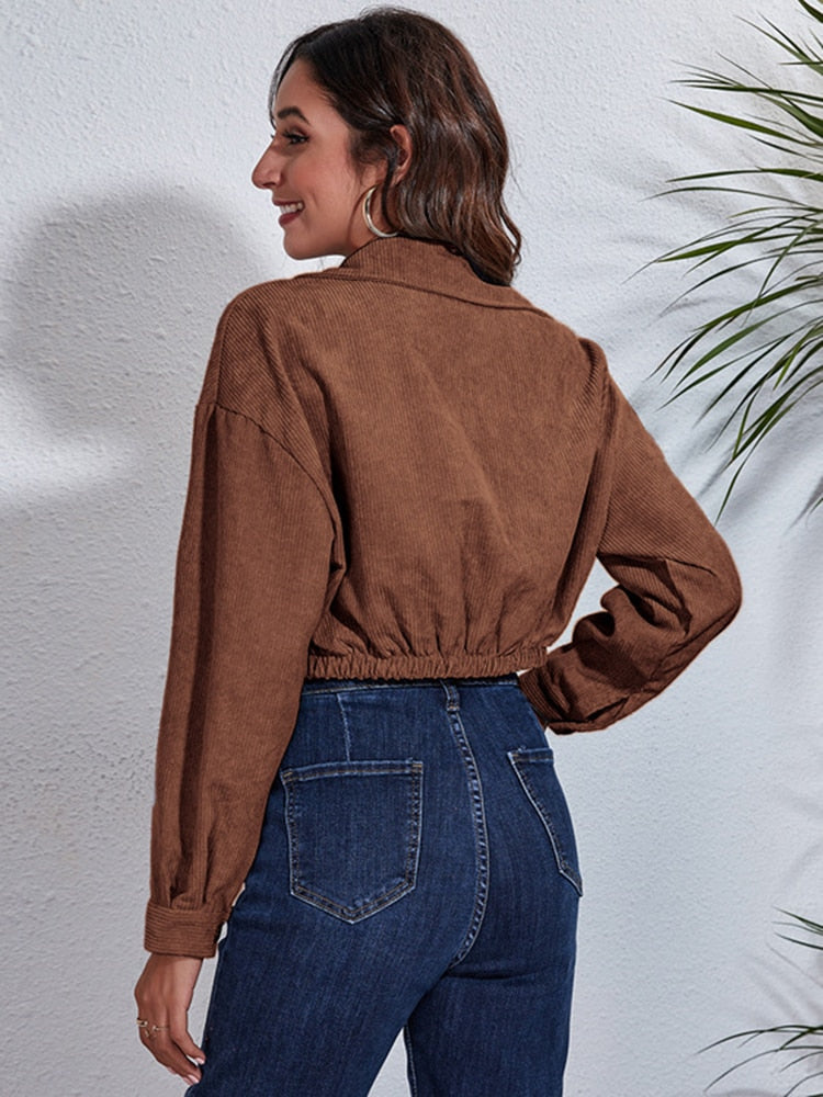 Drune | Einfarbiger Mantel für Damen