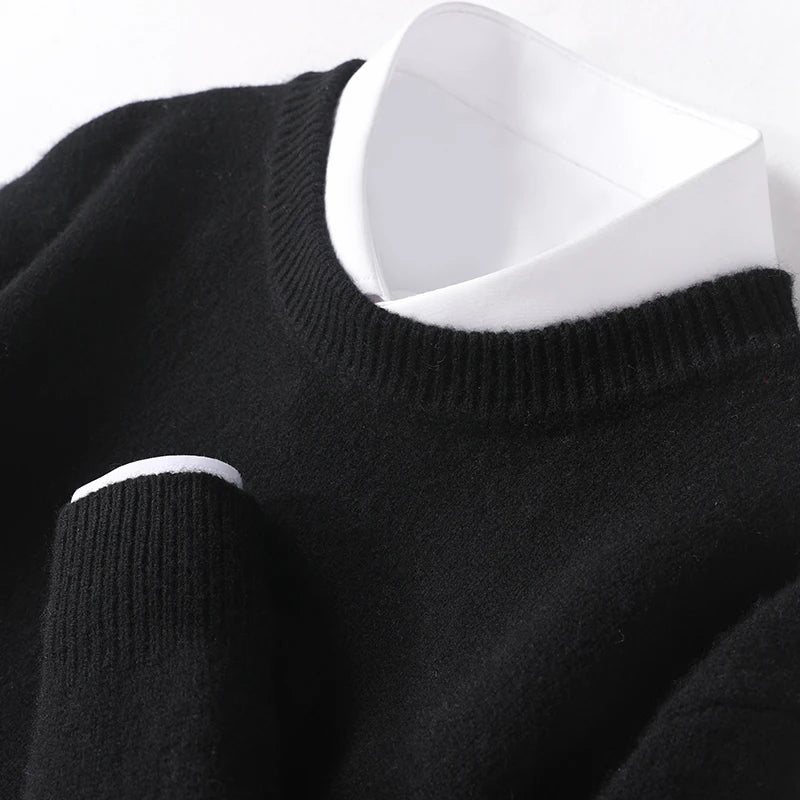 Drune | Freizeitpullover mit O-Ausschnitt