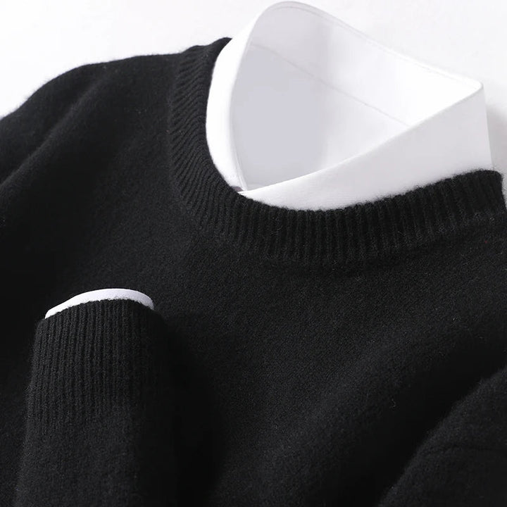 Drune | Freizeitpullover mit O-Ausschnitt
