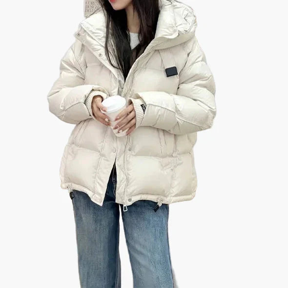 Drune | Winter Steppjacke mit Kapuze - Modische Outdoorjacke, Freizeit & Alltag