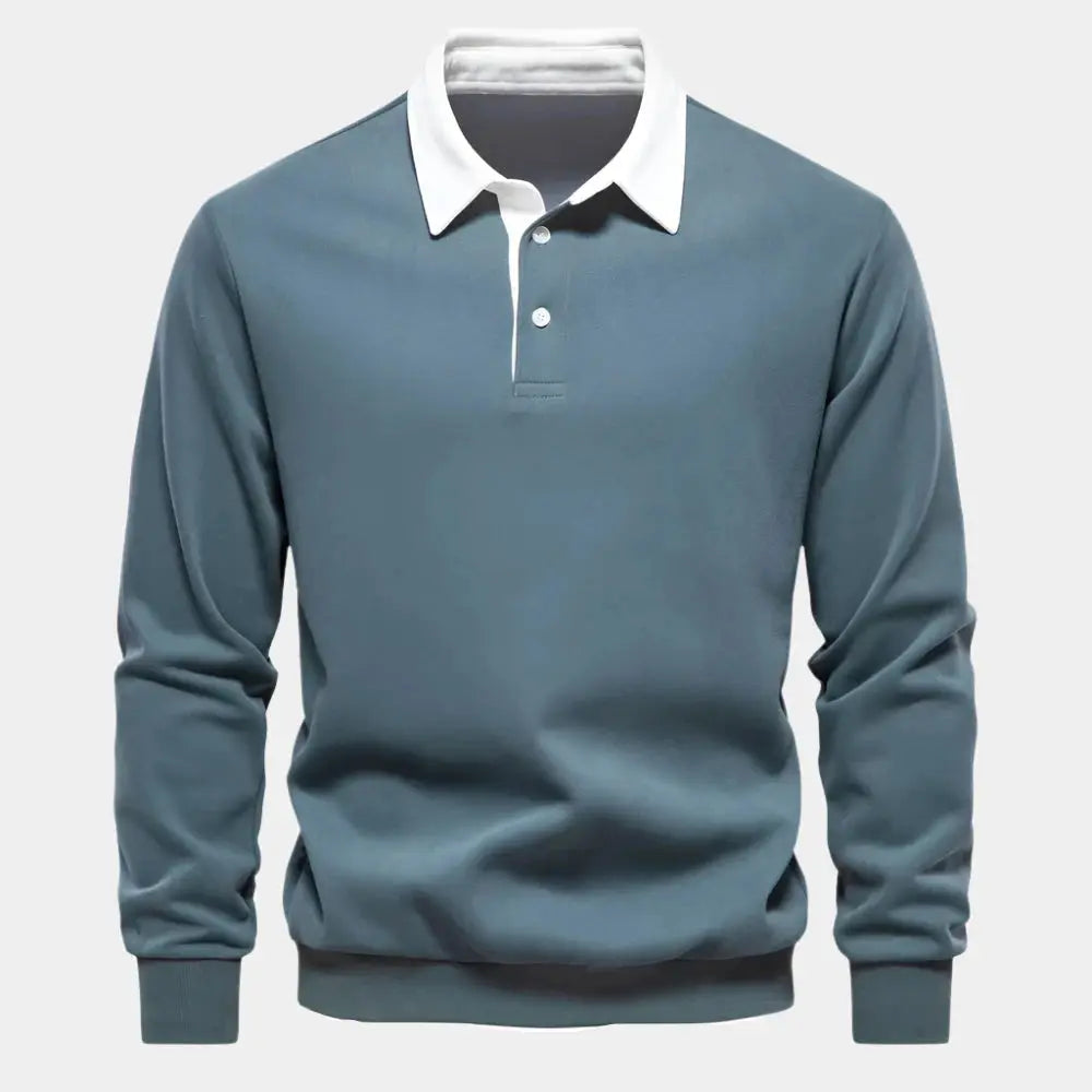 Drune | Langarm Polohemd
