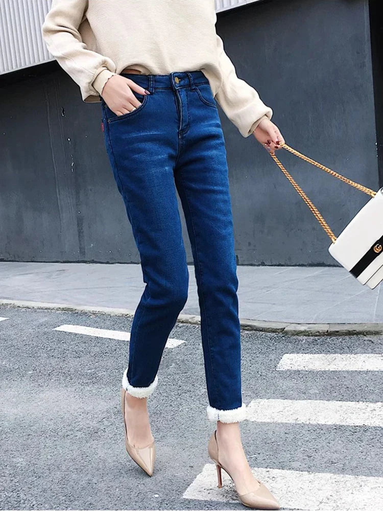 Drune | Warme Winter-Skinny-Jeans