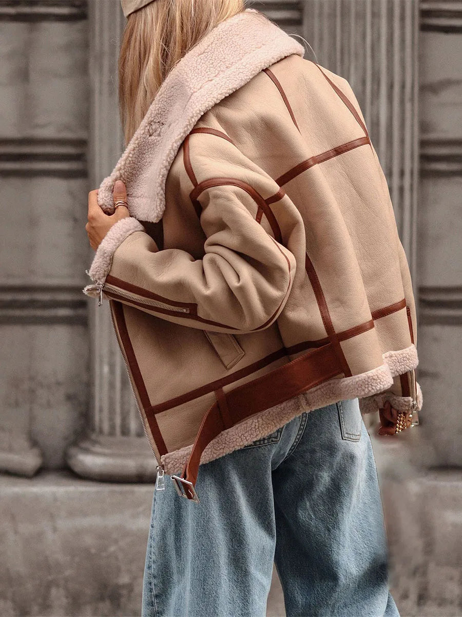 Drune | Kunstlederjacke Mit Edler Optik